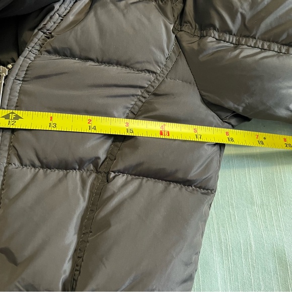 Add Down's Hooded Asymmetric Zip Puffer Coat with Belt Size 6 - Picture 6 of 15